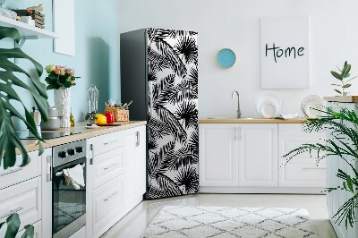 Decoration fridge cover Exotic leaves