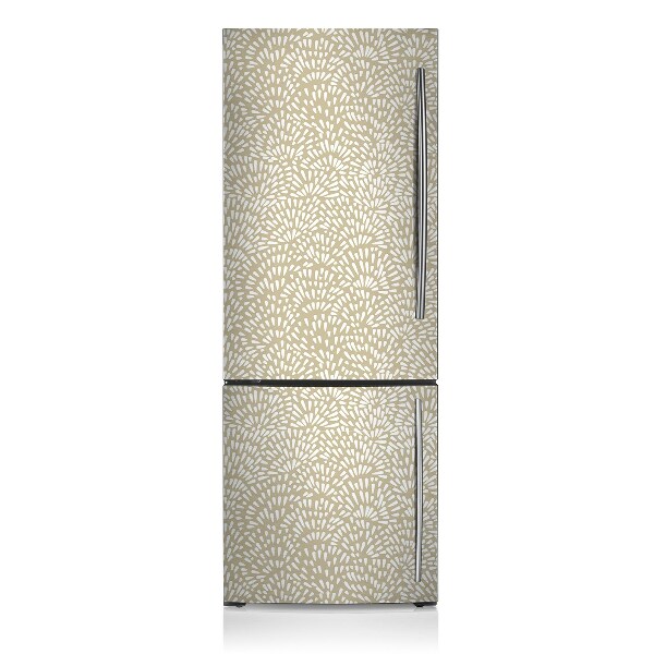 Decoration fridge cover Beige boho tears