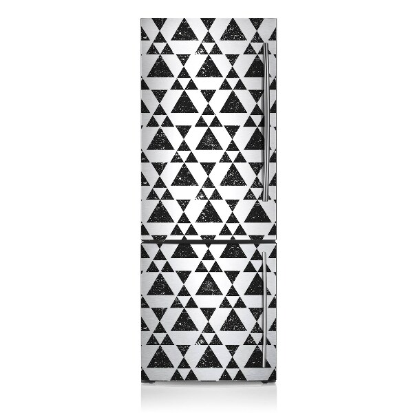 Decoration fridge cover Black triangles