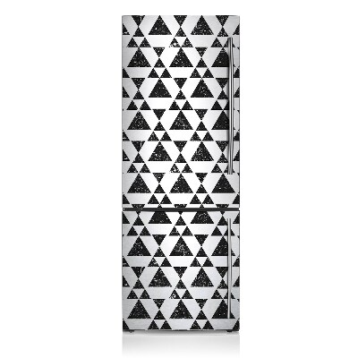 Decoration fridge cover Black triangles