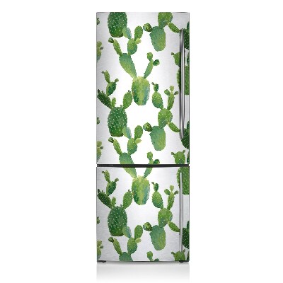 Decoration fridge cover Painted cactus