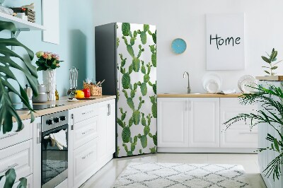 Decoration fridge cover Painted cactus