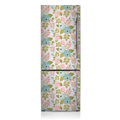 Decoration fridge cover Spring flowers