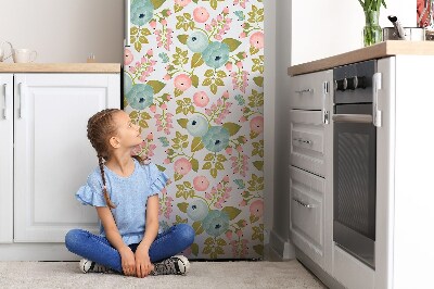 Decoration fridge cover Spring flowers