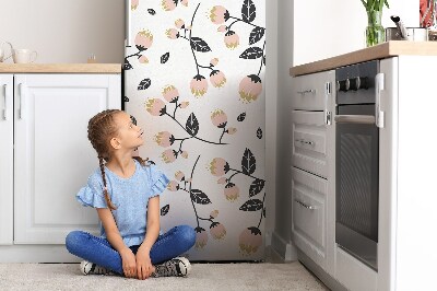 Decoration fridge cover Spring flowers