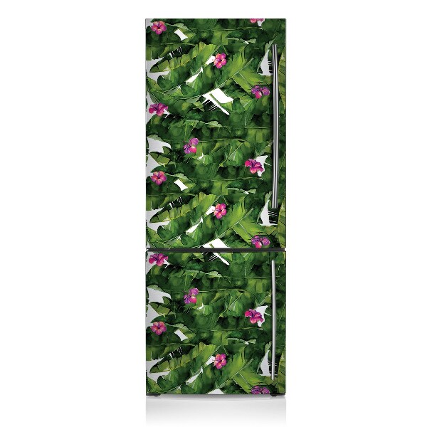 Decoration fridge cover Hibiscus