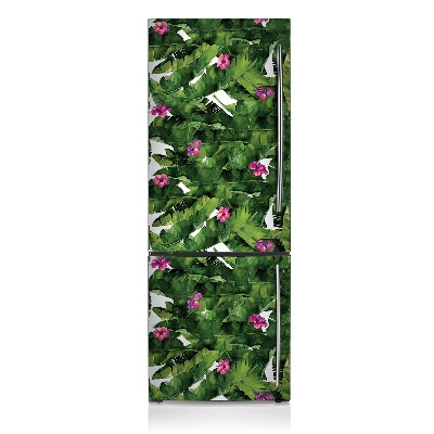 Decoration fridge cover Hibiscus