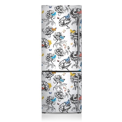 Decoration fridge cover Butterflies