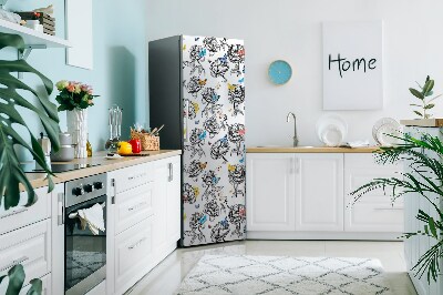 Decoration fridge cover Butterflies