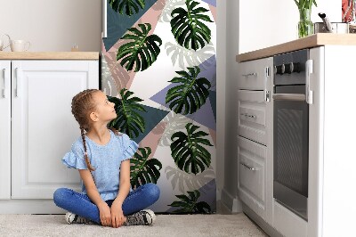 Decoration fridge cover Monster's deciduous motif