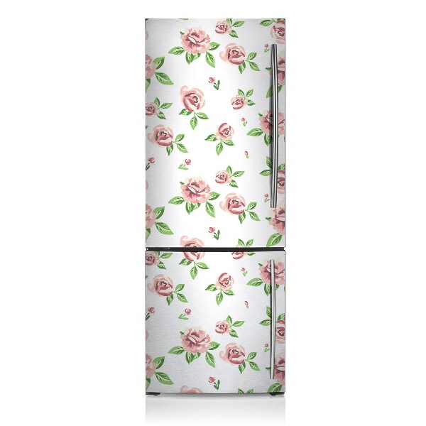 Decoration fridge cover Pastel flowers