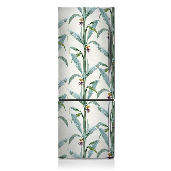 Decoration fridge cover Tropical plants