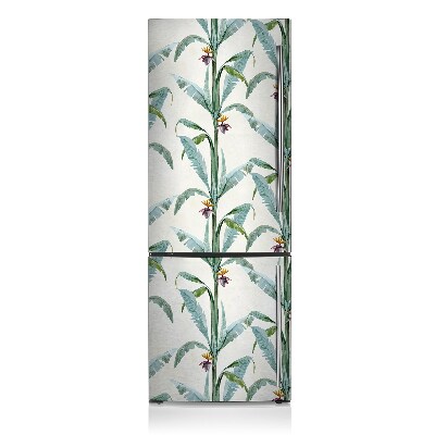 Decoration fridge cover Tropical plants