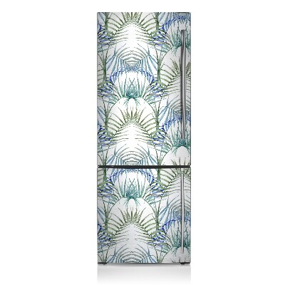 Decoration fridge cover Tropical leaves