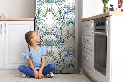 Decoration fridge cover Tropical leaves