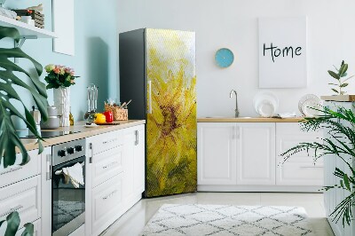 Decoration fridge cover Sunflowers