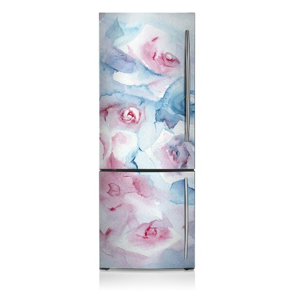 Decoration fridge cover Pastel flowers