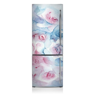 Decoration fridge cover Pastel flowers