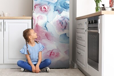 Decoration fridge cover Pastel flowers