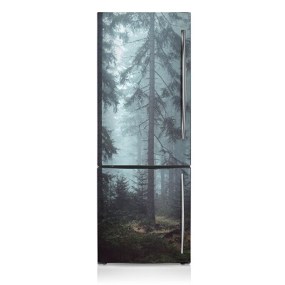 Decoration fridge cover Foggy forest