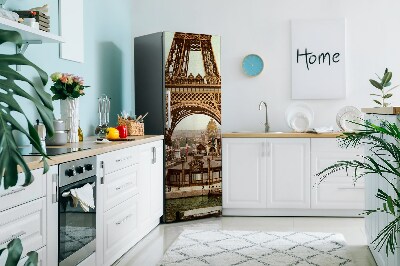 Decoration fridge cover Eiffel tower