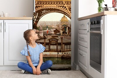 Decoration fridge cover Eiffel tower