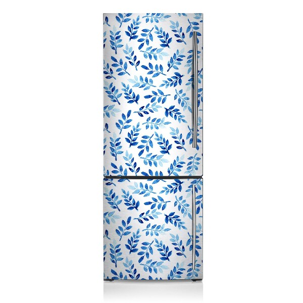 Decoration fridge cover Blue watercolor