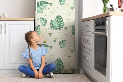 Decoration fridge cover Monster and triangles