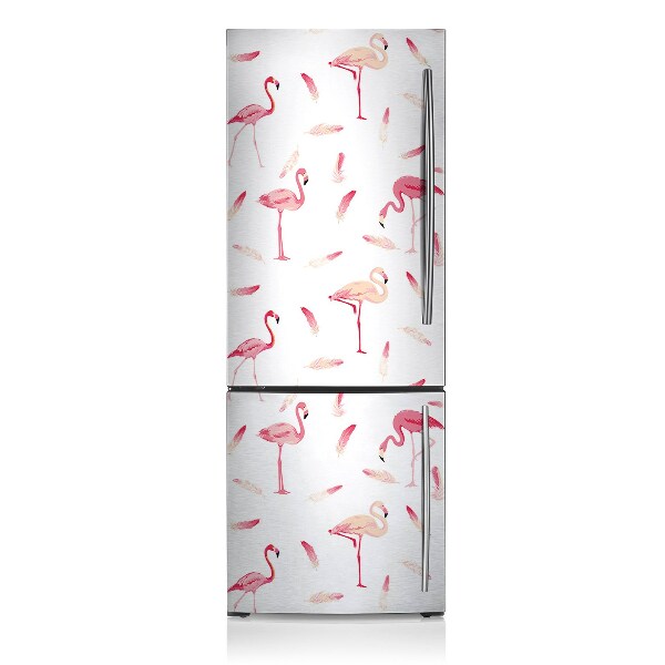 Decoration fridge cover Flamingo