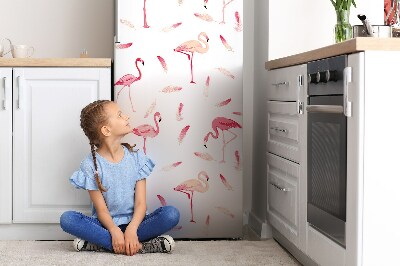 Decoration fridge cover Flamingo