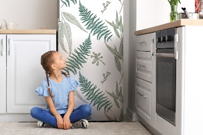 Decoration fridge cover Fern