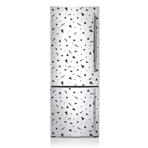 Decoration fridge cover Geometric figures