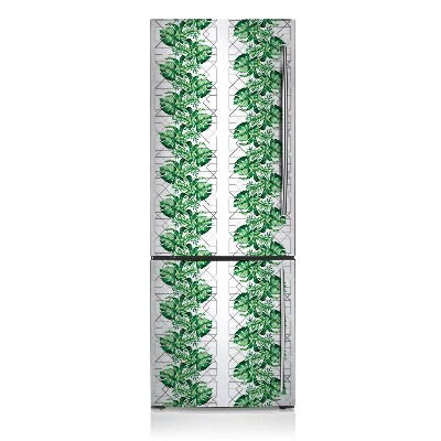 Decoration fridge cover Geometric lines