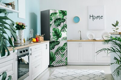 Decoration fridge cover Dots and leaves