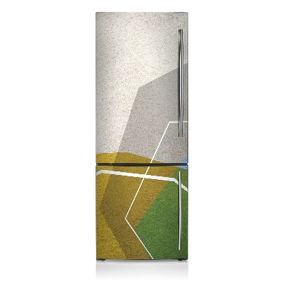 Decoration fridge cover Geometric figures