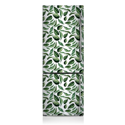 Magnetic fridge cover Green leaves