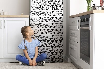 Magnetic fridge cover Triangle pattern boho