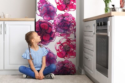 Magnetic fridge cover Red roses