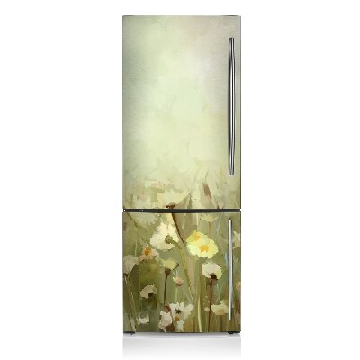 Decoration fridge cover Field flowers