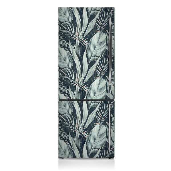 Magnetic fridge cover Exotic leaves