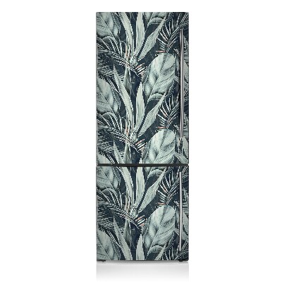 Magnetic fridge cover Exotic leaves