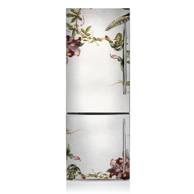 Magnetic fridge cover Exotic flora