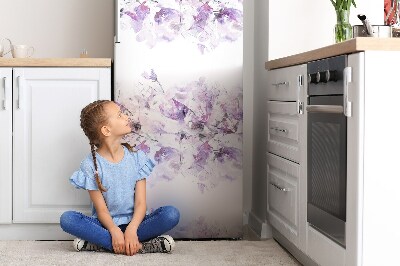 Magnetic fridge cover Floral abstraction