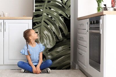 Magnetic fridge cover Banana leaves