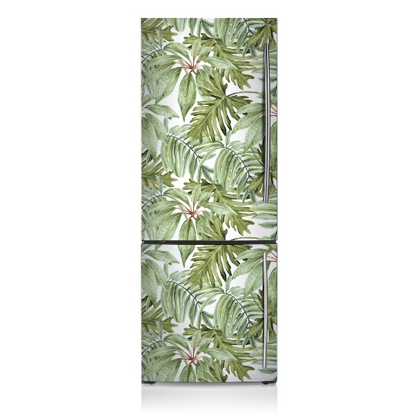 Magnetic fridge cover Tropical leaves