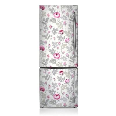 Magnetic fridge cover Pastel roses