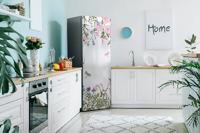 Magnetic fridge cover Spring flowers