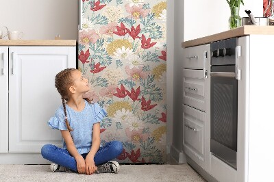 Magnetic fridge cover Spring flowers