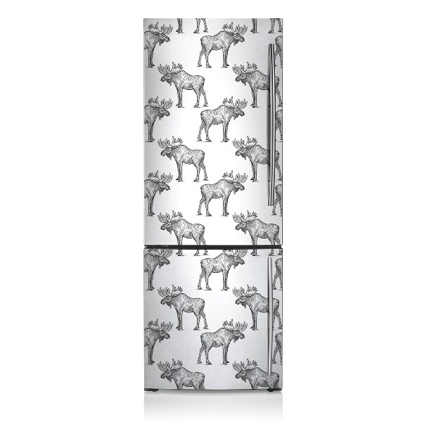 Magnetic fridge cover Elk animals