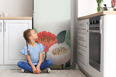 Decoration fridge cover Spring flowers